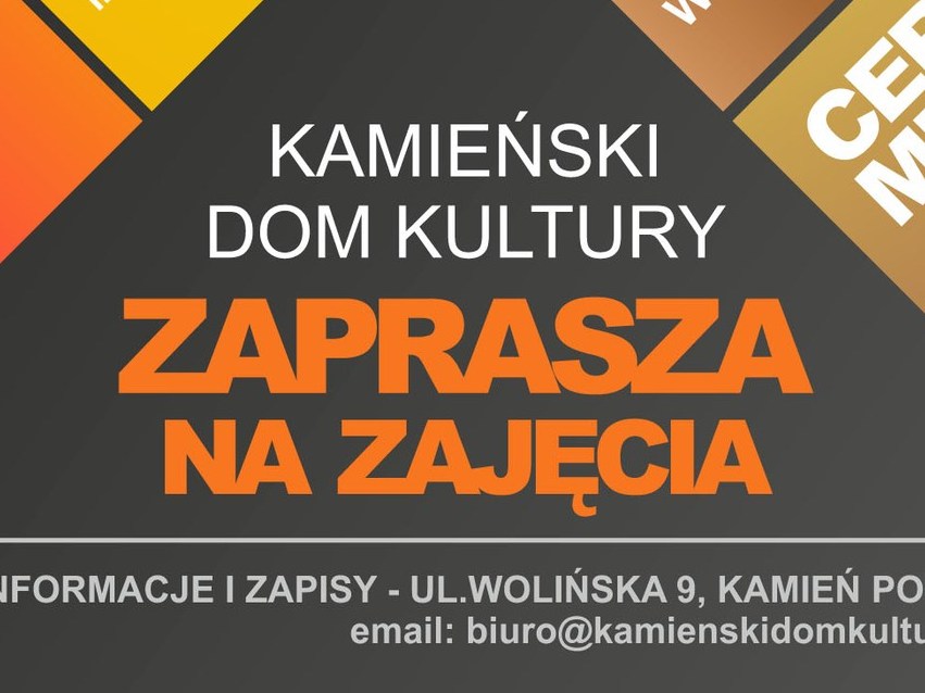 ZAJĘCIA W KDK w nowym roku szkolnym 2024/2025 !