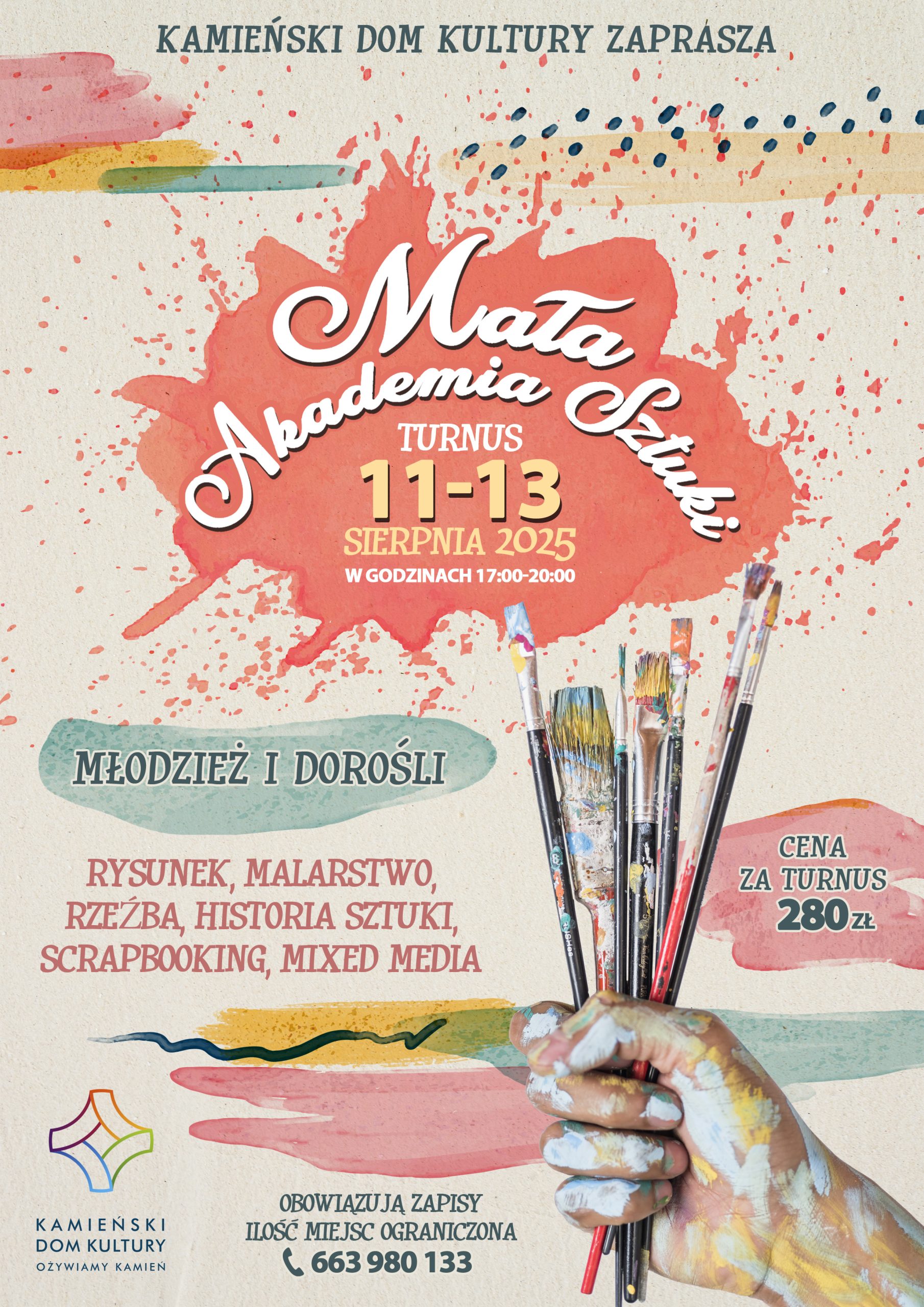 👩‍🦳🧑‍🦰👱‍♀️MAŁA AKADEMIA SZTUKI DLA MŁODZIEŻY I DOROSŁYCH 🥳🤩😍