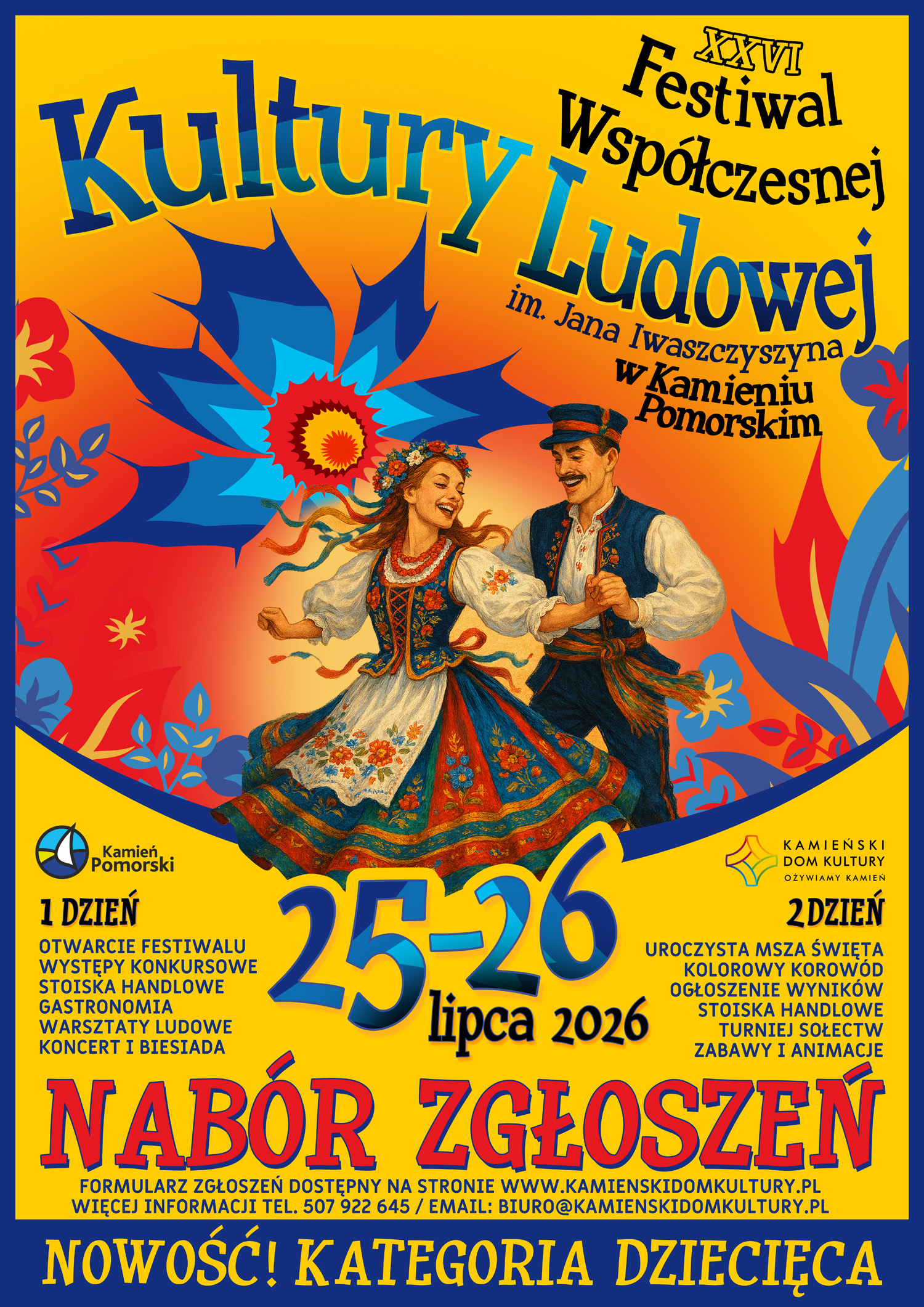 Nabór zgłoszeń na XXVI Festiwal Współczesnej Kultury Ludowej