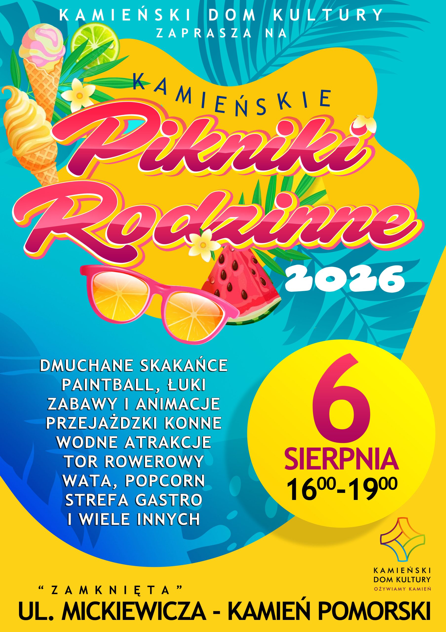 📣🙋‍♀️🙋‍♂️ PIKNIK RODZINNY – już w czwartek, 6 sierpnia, na „ZAMKNIĘTEJ”!